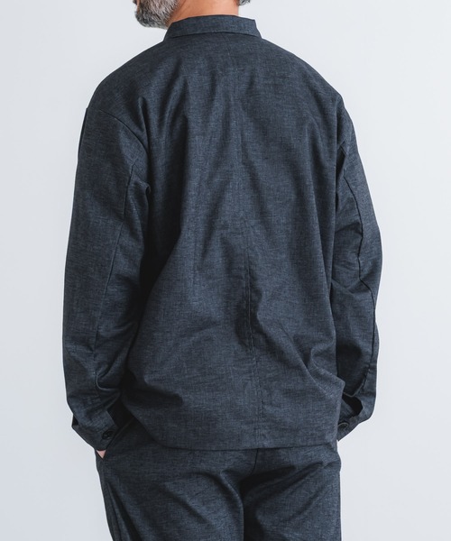 quadro（クオドロ）の「ヘンプポリシャンブレーカバーオール（カバーオール・メンズ・チャコール/グレー・LARGE/MEDIUM）」の12枚目の写真
