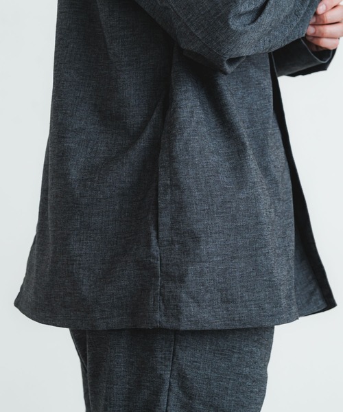 quadro（クオドロ）の「ヘンプポリシャンブレーカバーオール（カバーオール・メンズ・チャコール/グレー・LARGE/MEDIUM）」の8枚目の写真