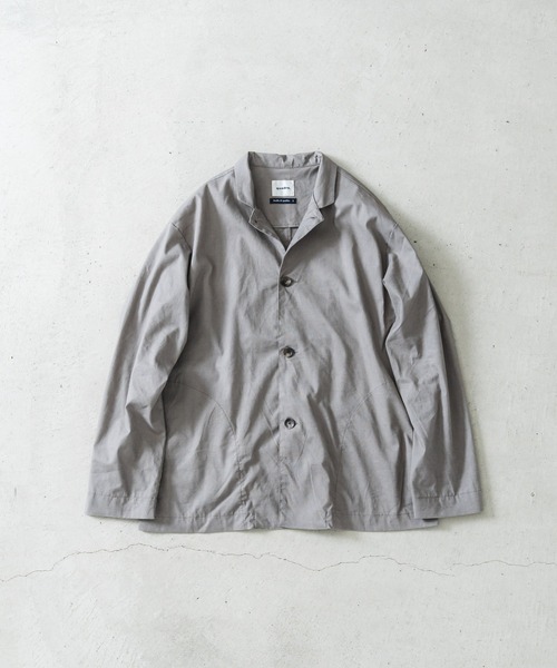 quadro（クオドロ）の「ヘンプポリシャンブレーカバーオール（カバーオール・メンズ・チャコール/グレー・LARGE/MEDIUM）」の4枚目の写真