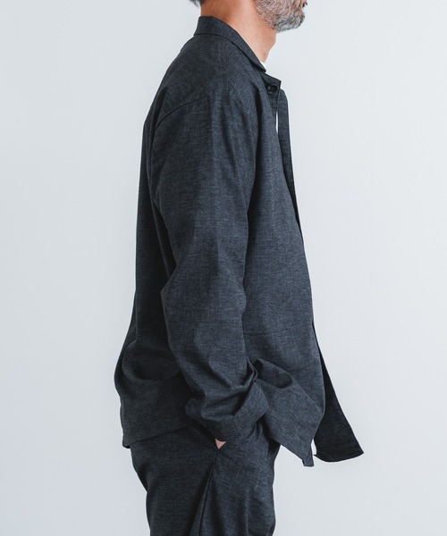 quadro（クオドロ）の「ヘンプポリシャンブレーカバーオール（カバーオール・メンズ・チャコール/グレー・LARGE/MEDIUM）」の11枚目の写真