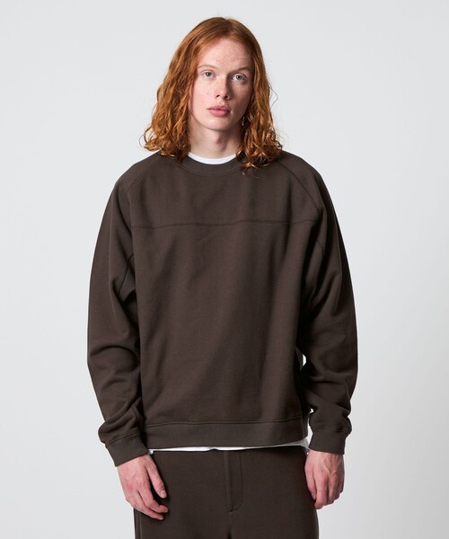 UNITED ARROWS & SONS(ユナイテッドアローズアンドサンズ)の「<UNITED ARROWS & SONS> RGRN CRW SWEAT SHIRT/スウェットシャツ(スウェット・メンズ・ダークブラウン/ベージュ・M/XL/S/L)」の3枚目の写真