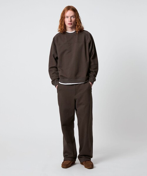 UNITED ARROWS & SONS(ユナイテッドアローズアンドサンズ)の「<UNITED ARROWS & SONS> RGRN CRW SWEAT SHIRT/スウェットシャツ(スウェット・メンズ・ダークブラウン/ベージュ・M/XL/S/L)」の4枚目の写真