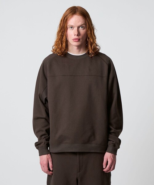 UNITED ARROWS & SONS(ユナイテッドアローズアンドサンズ)の「<UNITED ARROWS & SONS> RGRN CRW SWEAT SHIRT/スウェットシャツ(スウェット・メンズ・ダークブラウン/ベージュ・M/XL/S/L)」の7枚目の写真
