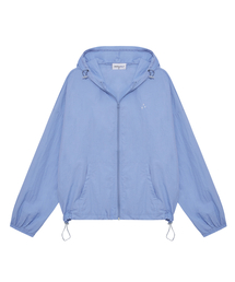 NEUFETBLEU（ヌフエブル）の「NEB windbreaker hoody jacket (skyblue)（ナイロンジャケット）」