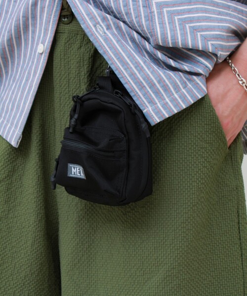 MEI(メイ)の「【MEI/メイ】MINI PACK SHOULDER(ショルダーバッグ・メンズ・その他1/その他2/マルチ/ブラック・FREE)」の12枚目の写真