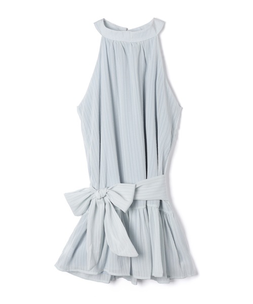 M DOLLY（エムドリー）の「Ribbon lulu chiffon mini dress / リボンルルシフォンミニドレス（ワンピース・レディース・ライトブルー/ブラック・S/M）」の17枚目の写真