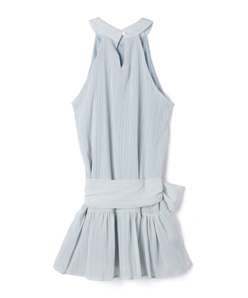 M DOLLY（エムドリー）の「Ribbon lulu chiffon mini dress / リボンルルシフォンミニドレス（ワンピース・レディース・ライトブルー/ブラック・S/M）」の18枚目の写真