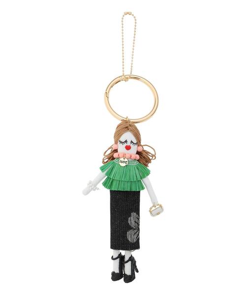 Te chichi（テチチ）の「フラワースカートガール チャーム（ネックレス・レディース・ブルー/ピンク/グリーン・F）」の5枚目の写真
