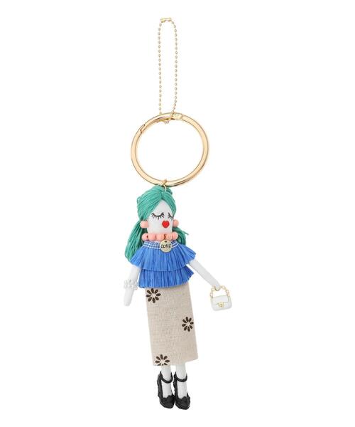 Te chichi（テチチ）の「フラワースカートガール チャーム（ネックレス・レディース・ブルー/ピンク/グリーン・F）」の6枚目の写真