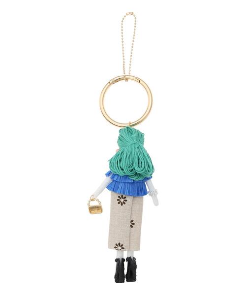Te chichi（テチチ）の「フラワースカートガール チャーム（ネックレス・レディース・ブルー/ピンク/グリーン・F）」の7枚目の写真