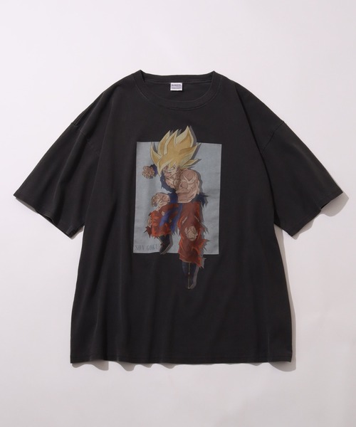 CORPUS　SELECT（コーパストーキョー）の「【DRAGON BALL Z/ドラゴンボールZ】ヴィンテージピグメント加工アソートデザイン 半袖Tシャツ（Tシャツ/カットソー・メンズ・ブラック系/ブラック系2/ブラック系1/ブラック系3・L/M/XL）」の2枚目の写真
