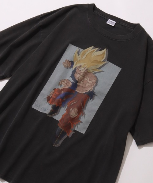 CORPUS　SELECT（コーパストーキョー）の「【DRAGON BALL Z/ドラゴンボールZ】ヴィンテージピグメント加工アソートデザイン 半袖Tシャツ（Tシャツ/カットソー・メンズ・ブラック系/ブラック系2/ブラック系1/ブラック系3・L/M/XL）」の6枚目の写真
