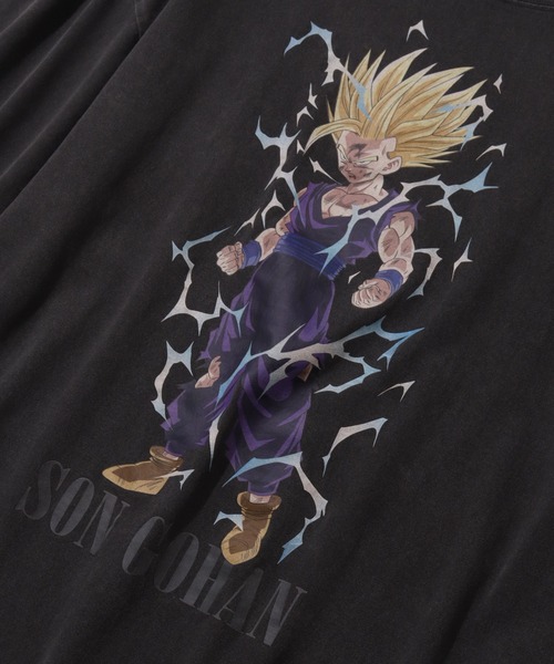 CORPUS　SELECT（コーパストーキョー）の「【DRAGON BALL Z/ドラゴンボールZ】ヴィンテージピグメント加工アソートデザイン 半袖Tシャツ（Tシャツ/カットソー・メンズ・ブラック系/ブラック系2/ブラック系1/ブラック系3・L/M/XL）」の9枚目の写真