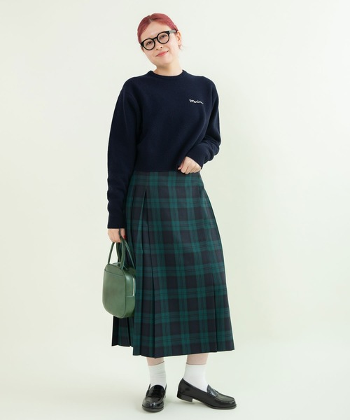 CHILD WOMAN(チャイルドウーマン)の「T/Wタータンチェックキルトスカート(スカート・レディース・レッド/グリーン・36/38)」の14枚目の写真