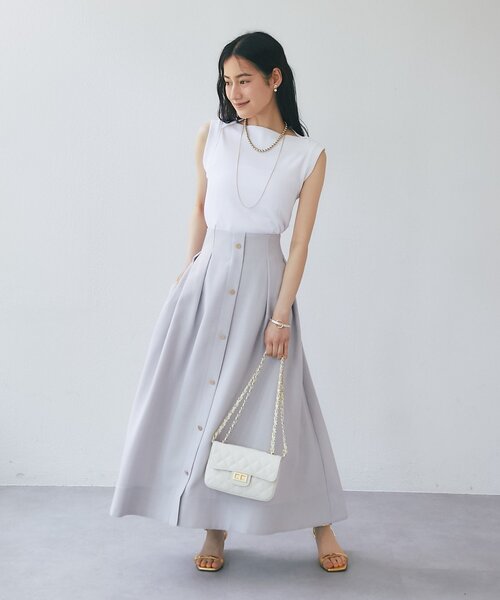 La boutique BonBon(ラブティックボンボン)の「【mikiカラー監修・5/28(木)0:00~新色サックスブルー登場】リブタンク(キャミソール・レディース・ホワイト/ピンク・FREE)」の9枚目の写真