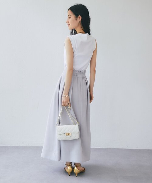 La boutique BonBon(ラブティックボンボン)の「【mikiカラー監修・5/28(木)0:00~新色サックスブルー登場】リブタンク(キャミソール・レディース・ホワイト/ピンク・FREE)」の10枚目の写真