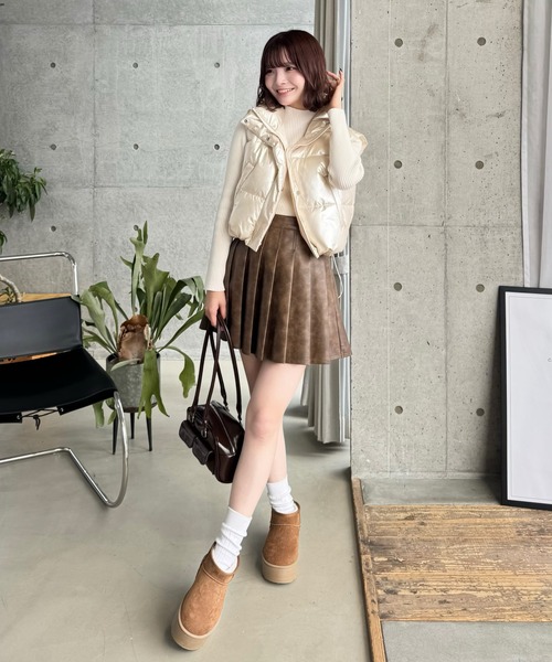 clear(クリア)の「ポケット付きロングハンドルバッグ≪500mlのペットボトル収納可能≫(ハンドバッグ・レディース・ブラウン/ブラック/アイボリー/シルバー/レッド・F)」の17枚目の写真