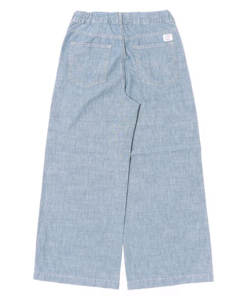 EDWIN（エドウィン）の「EDWIN LADIES デニム イージーワイドパンツ（デニムパンツ・レディース・インディゴブルー/ブルー・X-SMALL/MEDIUM/LARGE/SMALL）」の3枚目の写真