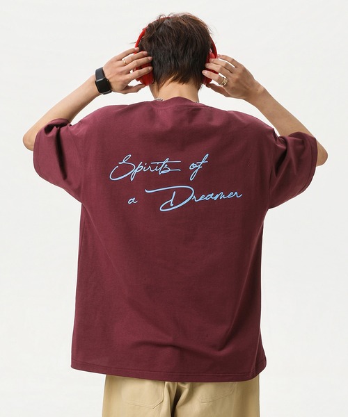 TOBEE(トゥビー)の「【TOBEE】オーバーサイズ ロゴプリント 半袖Tシャツ(Tシャツ/カットソー・メンズ・ブラック/ブラック系その他/ブラウン/ワインレッド/ホワイト/ホワイト系その他・X-LARGE/LARGE/MEDIUM)」の6枚目の写真