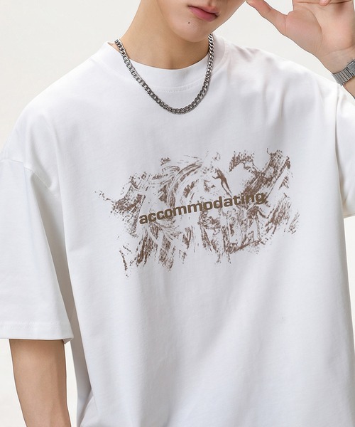 TOBEE(トゥビー)の「【TOBEE】オーバーサイズ ロゴプリント 半袖Tシャツ(Tシャツ/カットソー・メンズ・ブラック/ブラック系その他/ブラウン/ワインレッド/ホワイト/ホワイト系その他・X-LARGE/LARGE/MEDIUM)」の22枚目の写真