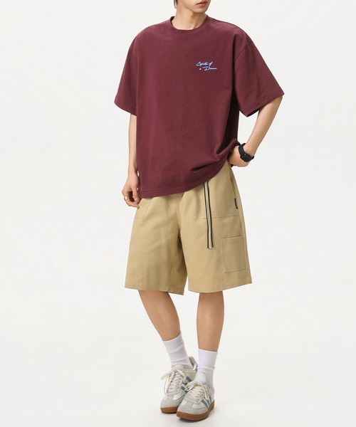 TOBEE(トゥビー)の「【TOBEE】オーバーサイズ ロゴプリント 半袖Tシャツ(Tシャツ/カットソー・メンズ・ブラック/ブラック系その他/ブラウン/ワインレッド/ホワイト/ホワイト系その他・X-LARGE/LARGE/MEDIUM)」の15枚目の写真