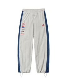 PHYPS MOTORCYCLE（フィップスモーターサイクル）の「Nylon Multi Logo Pants White（スウェットパンツ）」