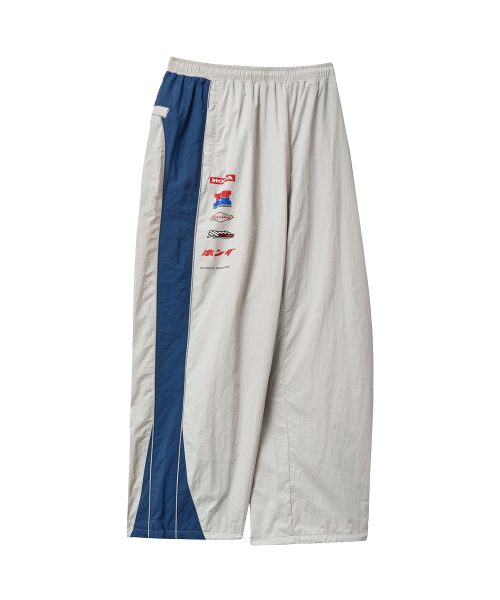 PHYPS MOTORCYCLE(フィップスモーターサイクル)の「Nylon Multi Logo Pants White(スウェットパンツ・レディース・その他・SMALL/MEDIUM/LARGE/X-LARGE)」の4枚目の写真
