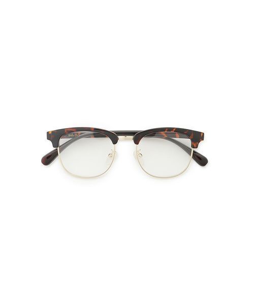 Mila Owen(ミラオーウェン)の「【EYE-CONIC SUMMER】ハーフリムダテメガネ(サングラス・レディース・ブラウン・F)」の6枚目の写真