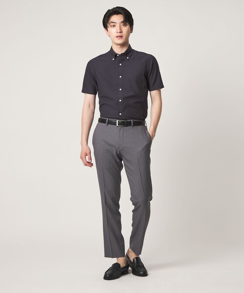 A DAY IN THE LIFE UNITED ARROWS（アデイインザライフユナイテッドアローズ）の「Dot Air® チェック サッカー ボタンダウン シャツ-ストレッチ-＜A DAY IN THE LIFE＞（シャツ/ブラウス・メンズ・ホワイト/ネイビー/ロイヤルブルー/その他1・M/L/S/XL）」の20枚目の写真