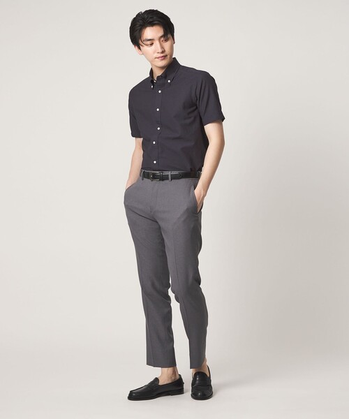 A DAY IN THE LIFE UNITED ARROWS（アデイインザライフユナイテッドアローズ）の「Dot Air® チェック サッカー ボタンダウン シャツ-ストレッチ-＜A DAY IN THE LIFE＞（シャツ/ブラウス・メンズ・ホワイト/ネイビー/ロイヤルブルー/その他1・M/L/S/XL）」の21枚目の写真