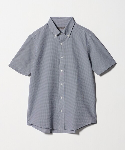 A DAY IN THE LIFE UNITED ARROWS（アデイインザライフユナイテッドアローズ）の「Dot Air® チェック サッカー ボタンダウン シャツ-ストレッチ-＜A DAY IN THE LIFE＞（シャツ/ブラウス・メンズ・ホワイト/ネイビー/ロイヤルブルー/その他1・M/L/S/XL）」の12枚目の写真