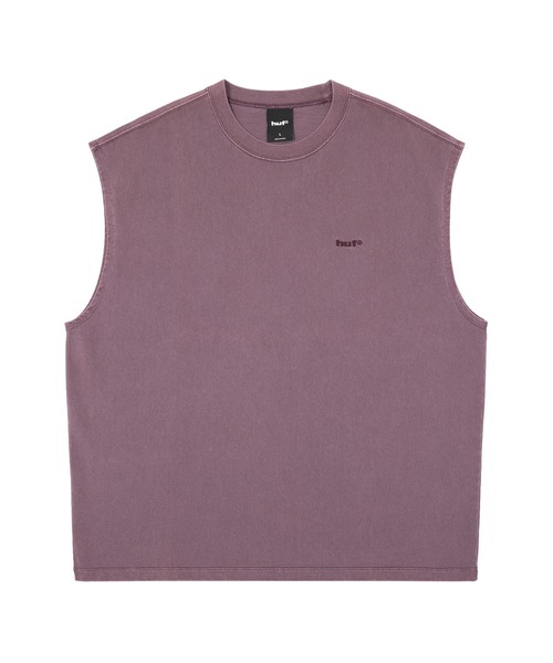 HUF(ハフ)の「huf eightynine SLEEVELESS TOP(Tシャツ/カットソー・メンズ・クリーム/ブラック/パープル・S/XL/L/M)」の12枚目の写真