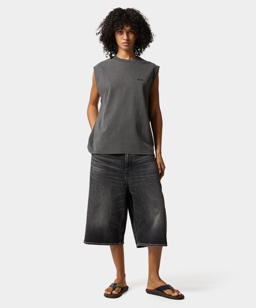 HUF(ハフ)の「huf eightynine SLEEVELESS TOP(Tシャツ/カットソー・メンズ・クリーム/ブラック/パープル・S/XL/L/M)」の19枚目の写真
