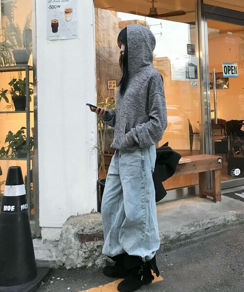AMESWORLDWIDE(アメスワールドワイド)の「FLARED DENIM PANTS LIGHT BLUE(デニムパンツ・レディース・その他・SMALL/MEDIUM/LARGE)」の13枚目の写真