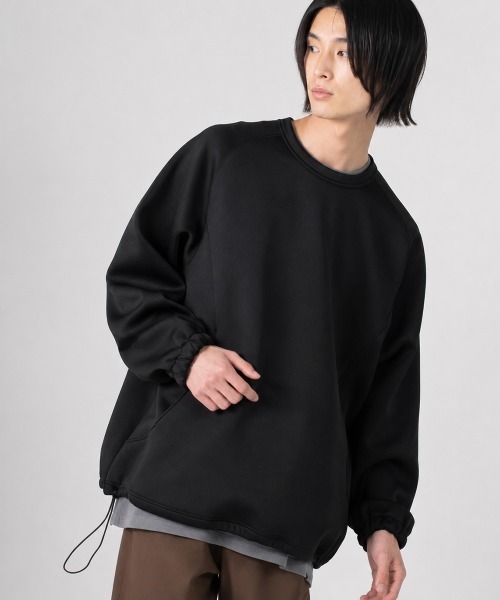 rehacer(レアセル)の「rehacer : Orb Cord Pullover CS / オーブ コード プルオーバーカットソー(Tシャツ/カットソー・メンズ・ブラック/ネイビー・X-LARGE/SMALL/LARGE/MEDIUM)」の1枚目の写真