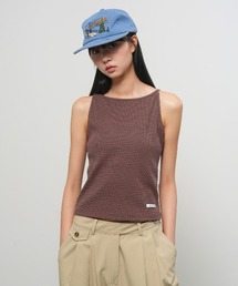 GENERAL IDEA（ジェネラルアイデア）の「【GENERAL IDEA】ナロウラウンドネックスリーブレス / NARROW ROUND NECK SLEEVELESS（キャミソール）」