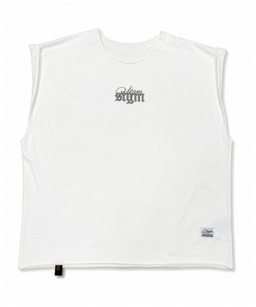 STIGMA(スティグマ)の「RAW-CUT WASHED SLEEVELESS WHITE(Tシャツ/カットソー・メンズ・その他・X-LARGE/MEDIUM/LARGE)」の1枚目の写真