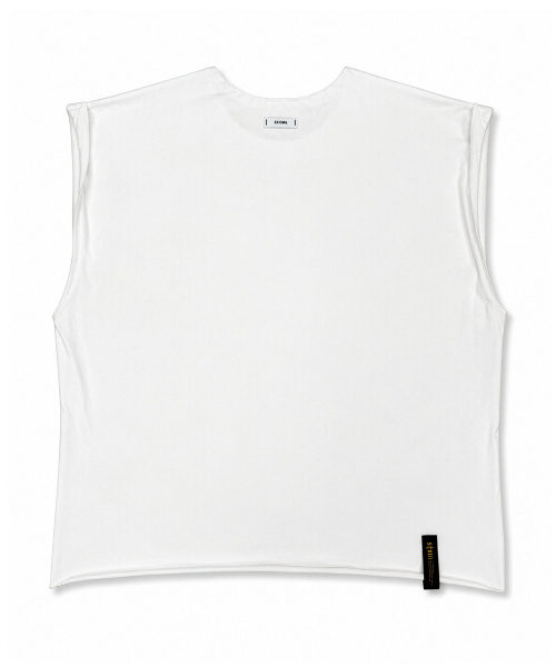 STIGMA(スティグマ)の「RAW-CUT WASHED SLEEVELESS WHITE(Tシャツ/カットソー・メンズ・その他・X-LARGE/MEDIUM/LARGE)」の3枚目の写真