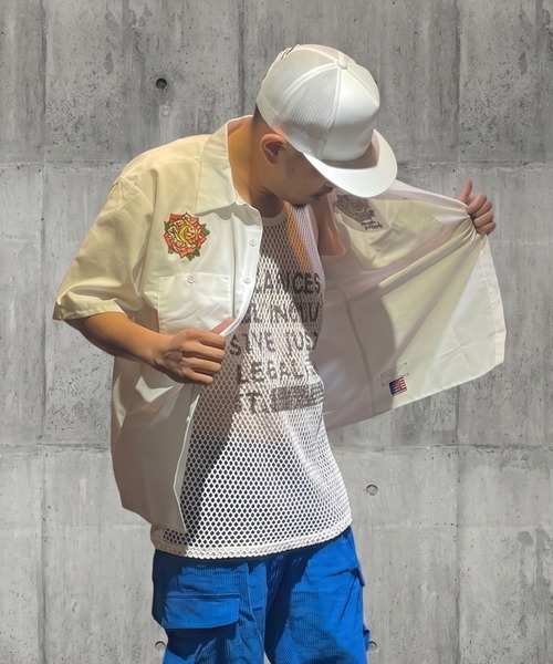 BACANCES ALL INCLUSIVE（バカンサスオールインクルーシブ）の「BLC WORKSHIRTS[BARALION]（シャツ/ブラウス・メンズ・ホワイト/ブラック・M/L/XL）」の20枚目の写真