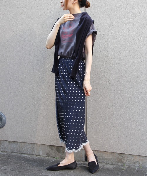 THE SHINZONE(ザ シンゾーン)の「THE SHINZONE/シンゾーン ブラックウェルTEE Blackwell TEE 26AMSCU11(Tシャツ/カットソー・レディース・チャコールグレー/ホワイト・FREE)」の7枚目の写真