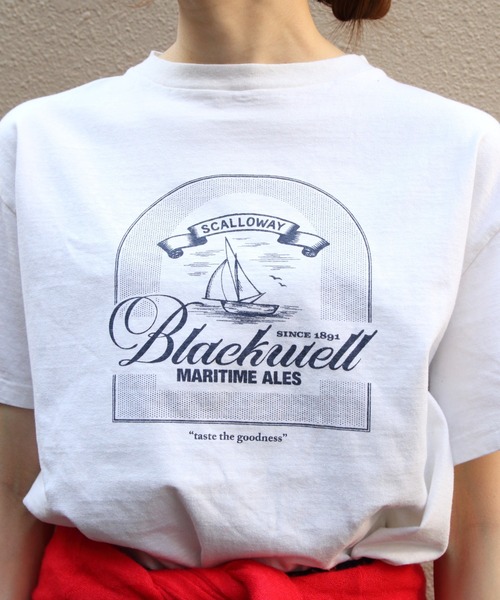 THE SHINZONE(ザ シンゾーン)の「THE SHINZONE/シンゾーン ブラックウェルTEE Blackwell TEE 26AMSCU11(Tシャツ/カットソー・レディース・チャコールグレー/ホワイト・FREE)」の13枚目の写真