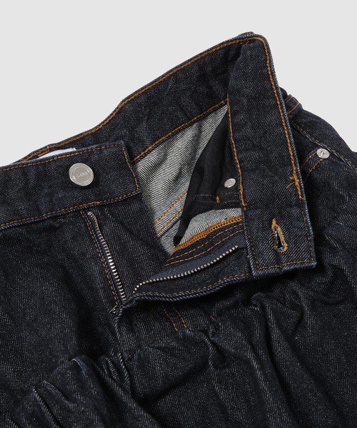 GANNI(ガニー)の「Rinse Denim Bubble Mini Skirt(スカート・レディース・その他1・36/38)」の3枚目の写真