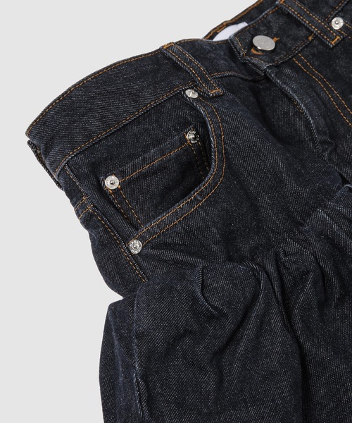 GANNI(ガニー)の「Rinse Denim Bubble Mini Skirt(スカート・レディース・その他1・36/38)」の4枚目の写真