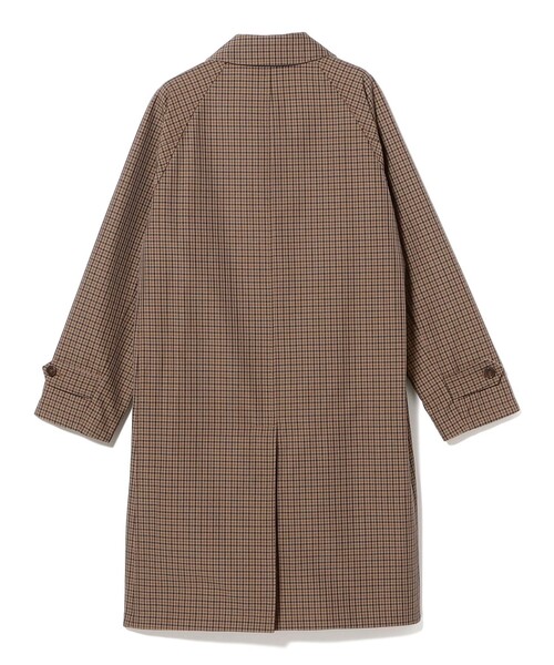 BEAMS F(ビームスエフ)の「MACKINTOSH / BALFIELD ガンクラブチェック ラグランスリーブ リバーシブル バルカラーコート(その他アウター・メンズ・ブラウン・40/38/36/34)」の7枚目の写真