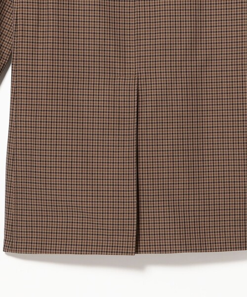 BEAMS F(ビームスエフ)の「MACKINTOSH / BALFIELD ガンクラブチェック ラグランスリーブ リバーシブル バルカラーコート(その他アウター・メンズ・ブラウン・40/38/36/34)」の8枚目の写真