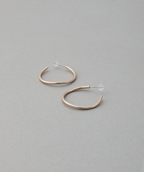 ete（エテ）の「[シグナルフープ] ピアス S（ピアス（両耳用）・レディース・ピンクゴールド/イエローゴールド・FREE）」の3枚目の写真