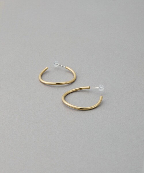 ete（エテ）の「[シグナルフープ] ピアス S（ピアス（両耳用）・レディース・ピンクゴールド/イエローゴールド・FREE）」の9枚目の写真