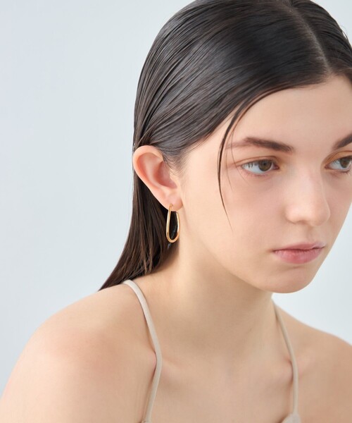 ete（エテ）の「[シグナルフープ] ピアス S（ピアス（両耳用）・レディース・ピンクゴールド/イエローゴールド・FREE）」の13枚目の写真