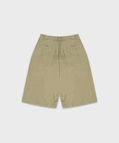 JUAN HOMME（ジュアンオム）の「カーブドバミューダコットンパンツ（ベージュ）（その他パンツ・メンズ・その他・SMALL/MEDIUM/LARGE）」の7枚目の写真