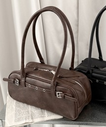 WEGO/ベルトデザインボストンバッグ